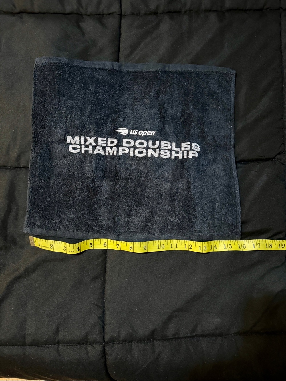 US OPEN Tennis Mixed Doubles Championship Navy Men's Swim Towel